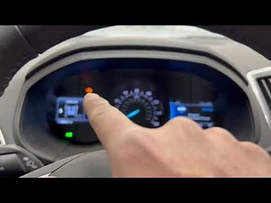 How to reset the engine malfunction light in the Ford Edge?