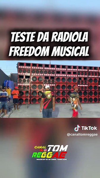 Teste da radiola Freedom musical #festa #radiola