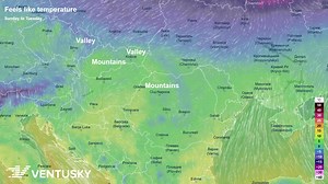 2.6K views · 130 reactions | It's fascinating to observe the interaction between the influx of arctic air into Europe and the mountain ranges. 邏 The cold air is halted and redirected, compelled to swiftly flow around these natural barriers (across the valley): https://www.ventusky.com/?p=48.39;21.12;6&l=feel&t=20240108/1200&w=strong | Ventusky | Facebook