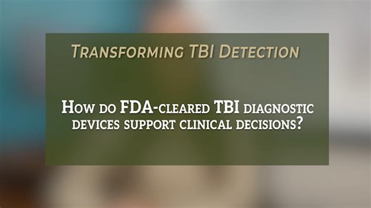 How do U.S. Food and Drug Administration-cleared diagnostic devices help providers make decisions that improve outcomes for warfighters with #TBI? In this video, TBICoE's Dr. Keith Steussi highlights tools already being used both on the battlefield, and in clinical settings to identify traumatic brain injury quickly, and create a care plan for patients. Learn more about medical devices for TBI with our fact sheet: health.mil/TBIMedicalDevicesFactSheet Defense Health Agency | Traumatic Brain Inju