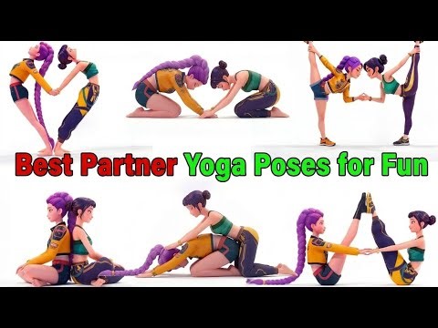 Best Partner Yoga Poses for Fun | Partner Balance Yoga for Kids & Beginners | Fun Yoga Routine 🧘‍♂️