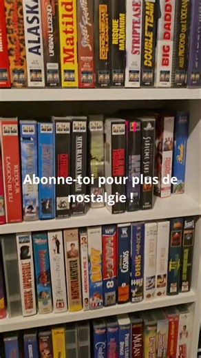 Ma collection VHS 🎞️ | Nostalgie années 90 & 2000 #shorts #youtube #vhs #passion #collection