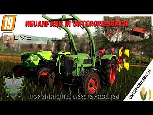 FS19|LS19|Neuanfang in Untergriesbach|LS 19 Hof einrichten&Erste Arbeiten [HD]