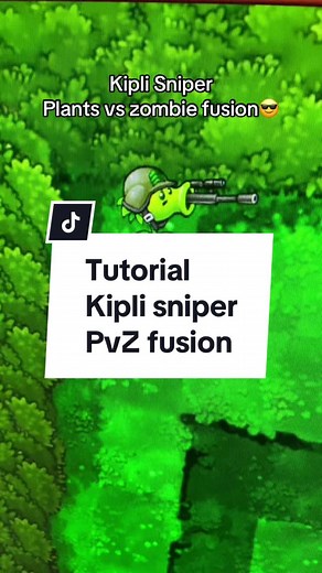 Kipli Sniper Plants vs Zombie Fusion Gameplay