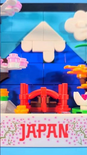 Building The LEGO Japan Postcard #lego #japan #legosets