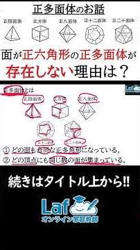 Why aren't there any regular hexagonal dice? Solve the mystery of regular polyhedra in 10 minutes...