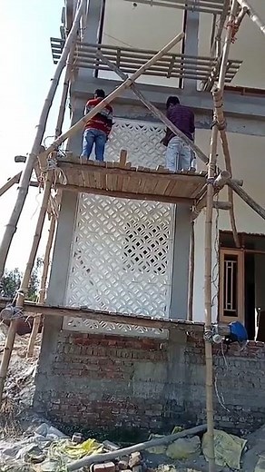 Cimented GRC jali (how install GRC jali)