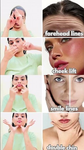 Face yoga exercises to prevent signs of aging #faceyoga