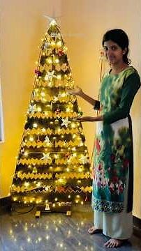 വാസ്തു ശെരിയല്ല 😆| Christmas Tree Making DIY Craft With Wood