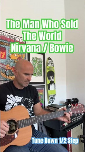Man Who Sold The World Nirvana / Bowie Guitar Lesson + Tutorial #nirvana #kurtcobain #guitar #lesson