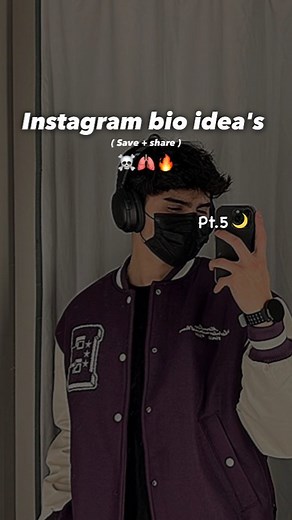 혾홖홥황홞홤홣 환홧홖홛황홞홣활 on Instagram: "Instagram bio idea's <<< ☠️ . . Follow for more @captioncrafting  Follow new Ac : @related4youu . . . #instabio #bio #biostyle #bioidea #boystyle #instagrambio #igbio #explore #explorepage #caption_crafting"
