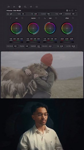 melior studios | How to create a filmic look in Davinci resolve and control your colours using the primary wheels and color slicer #davinciresolve #color... | Instagram