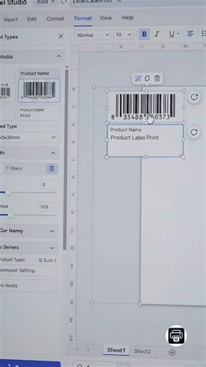 Print labels directly from your Excel file — no manual typing, no copy-paste, no errors! 🖨️✅