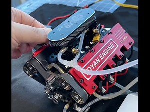 toyan v8 engine 2nd test, how does this sound? [enginediy.com](http://enginediy.com/?fbclid=IwAR2inQ9f9ZfsHdk0O9i-9vMPJA32G_wrJpdK3lBt5ixbG8zO_kTGN4k_hi8) #enginediy #v8 #v8engine #toyanv8 #toyanv8engine #enginemodel #engineer #engineering #rcengine #rccar #howinv8engine | Enginediy.com