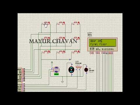 Elevator control with pic16f877a
