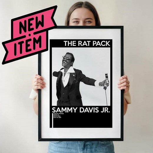 Rat Pack Poster Set: Dean Martin, Frank Sinatra, Sammy Davis JR. - Golden Era Jazz #sinatra
