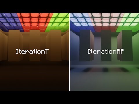 IterationT VS IterationRP | Iteration But It's RAYTRACED | Minecraft Shader Comparison