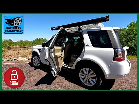How to Operate the Child Safety Locks on a Land Rover Freelander 2 Tutorial