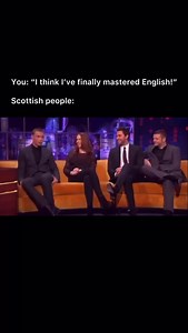 ??? 💀 The Scottish accent is known for its strong, rolling sounds and clear pronunciation, especially the way “r” is often trilled or tapped. Vowels tend to be shorter and sharper than in many other English accents, giving Scottish speech a crisp, rhythmic quality. Words can sound more direct and punchy, which is why the accent is often associated with confidence, toughness, or intensity in film and media. What many people call “the” Scottish accent is actually a range of accents that vary by r