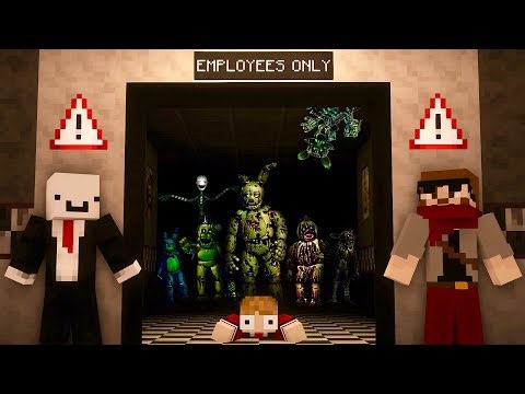 3 Idiots Survive Springtrap in Minecraft