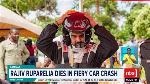 VIDEO: Rajiv Ruparelia, a businessman and son of city tycoon Sudhir Ruparelia, died in a car crash early Saturday near Busabala junction, Munyonyo. @henrymugenyi_ #NBSLiveAt9 #NBSUpdates | NBS Television