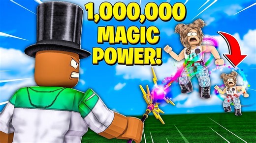 I got 1,000,000 magic power and became the #1 magician in the world (Roblox)