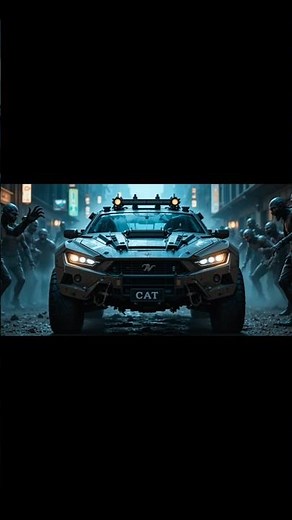 Survive the End with This Zombie Car 2025 😱 #cyberwheels #nextgencars #cartok #conceptcar #carreview