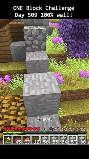 Day 509 Minecraft build challenge - ONE BLOCKS BUILD