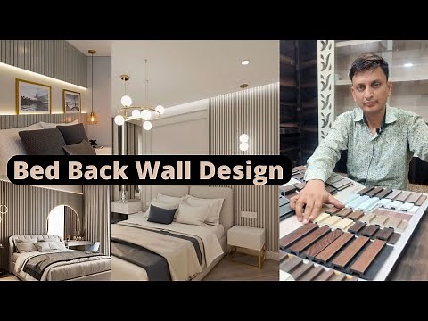 Louvers Design 2023. Bedroom Design with louvers I Bed back Wall Design Ideas I