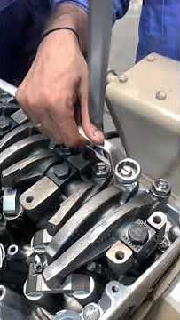 cummins QSM11 industrial injector adjustment #cat #shorts