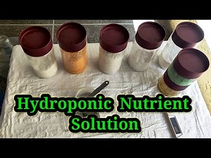 How to prepare Hydroponic Nutrients for Longer Use