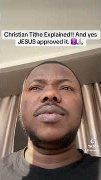 Christian Tithe Explained!! And yes JESUS approved it. ✝️🙏🏼#Christian #christianity #tithe #gospel