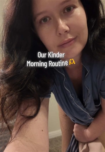 Our Morning Routine as a stay at home mom of two toddlers and a kindergarten. Multi- tasking is the name of the game around here! As you can see I do have to take a few deep breaths through the morning, but for the most part I am proud of the calm chaos.😂What has been a game changer for your morning school routine with kiddos?! #morningroutine#momlife#toddlermorning#stayathomemom