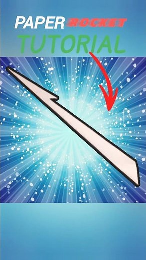 A paper dart from paper TUTORIAL!!! #diy #origami #papercraft #papercrafts #paperweapons