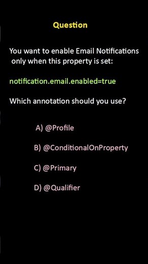 @ConditionalOnProperty 🔥 Spring Boot Interview Question | Feature Flags Explained