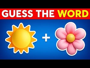 Guess The WORD By Emojis? 🤔 Popular Words Edition