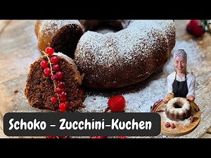Quick chocolate zucchini cake