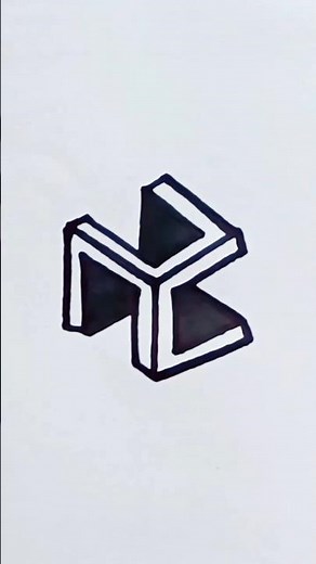 Impossible 3D Optical Illusion Drawing | Mind-Blowing Geometric Art Design