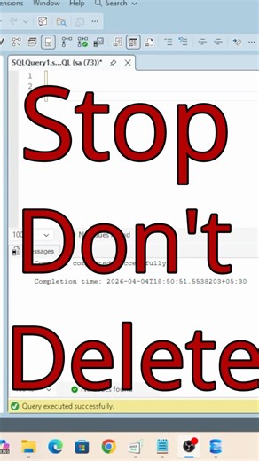 Stop Running DELETE in Production ❌ Use This SQL Rollback Hack Instead!