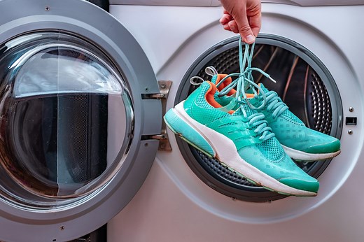 The secret to washing trainers in the washing machine