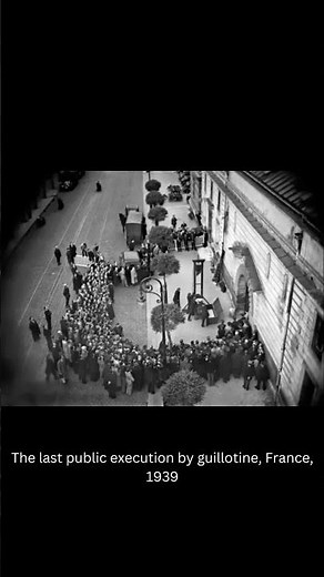 The last public execution by guillotine