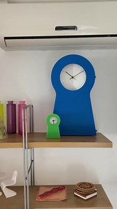 Vintage Blue Clock from the 1995 PS Collection for Stylish Interior - IKEA