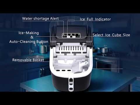 Advwin Portable Countertop Ice Maker