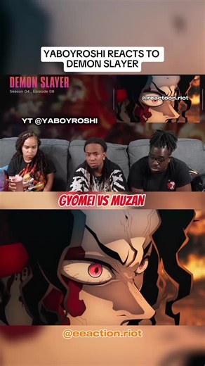 #gyomei #demonslayer #anime #animereaction #reaction | gyomei vs muzan reactions