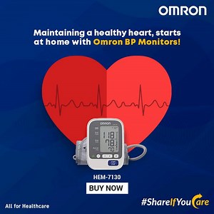 8K views · 45 reactions | Your heart needs consistent care and check-ups. Provide it with Omron BP Monitors! Get yours today https://bit.ly/2B6dRi0 | Omron Healthcare | Facebook