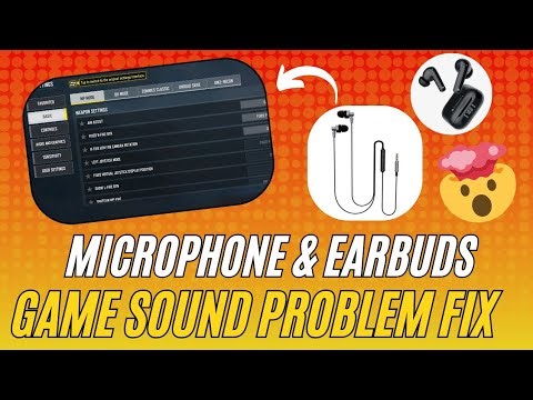 How to Fix COD Mobile No Sound When Using Mic & Earphones 🔥