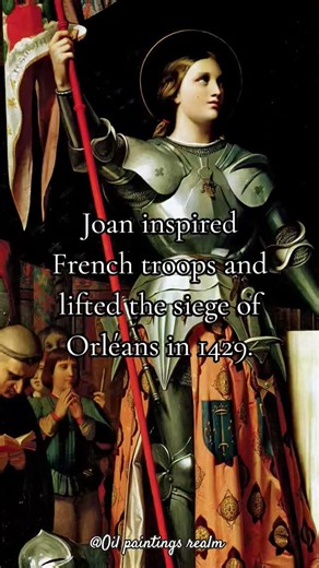 Joan of Arc. She Led An Army At 17. Was Burned At 19. #shorts #hiddenhistory #history