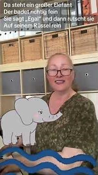 The Duck and the Elephant - Cheerful Summer Song / Fingerplay for Educators #languagepromotion