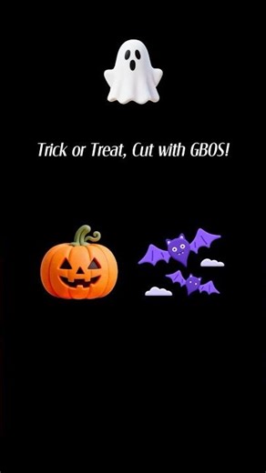 GBOS × Halloween 👻 | White Fabric Cutting with Precision