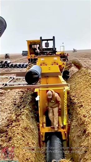 Advanced Underground Pipe Installation Machine #tools #shorts #viral #creative #video